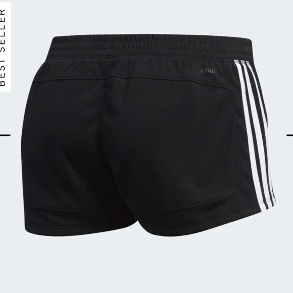 Adidas Pacer 3-stripe Knit Training Short Small - Picture 2 of 8